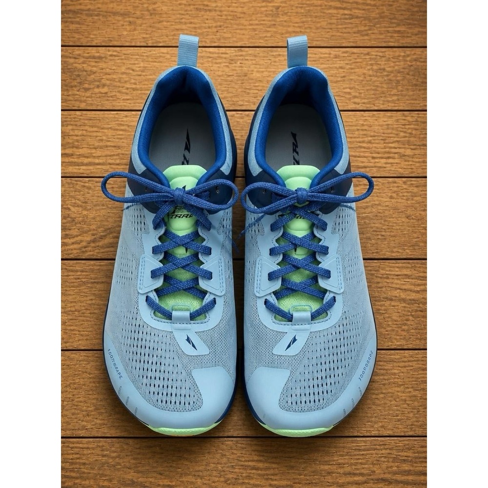 Altra Olympus 5 Womens Trail Running Shoes Blue Navy Vibram Sneakers